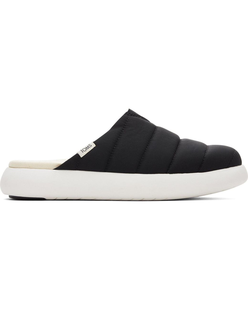 TOMS Black Alpargata Mallow Nylon Mules