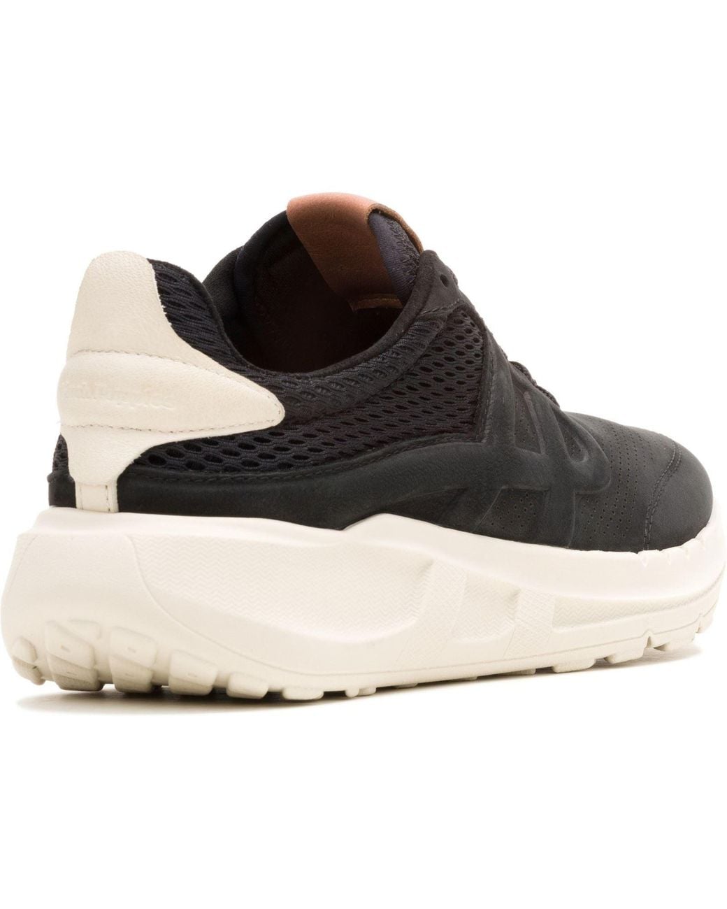 Hush Puppies Black Seventy8 Runner Suede Trainers