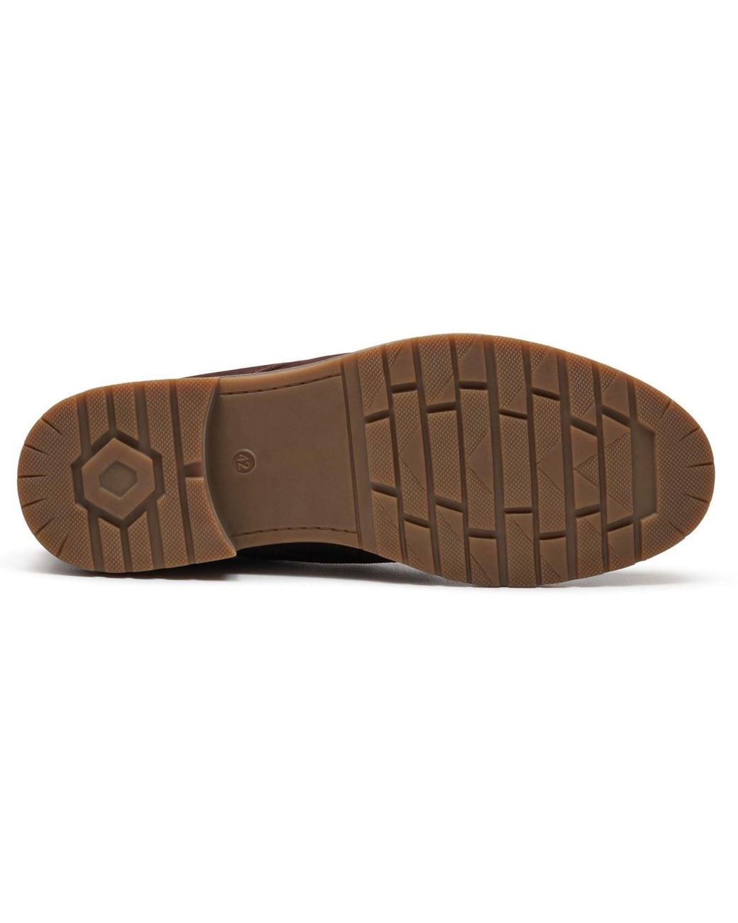Hush Puppies Brown Ricky Leather Dark Ankle Boots for men