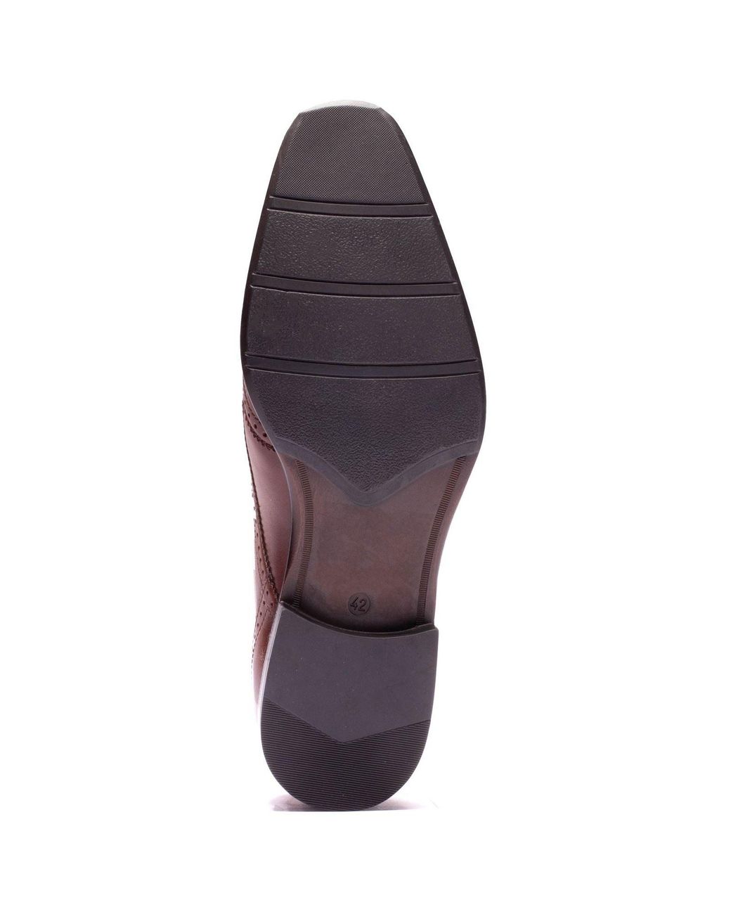 Base London Brown Sloane Leather Brogues Shoes for men