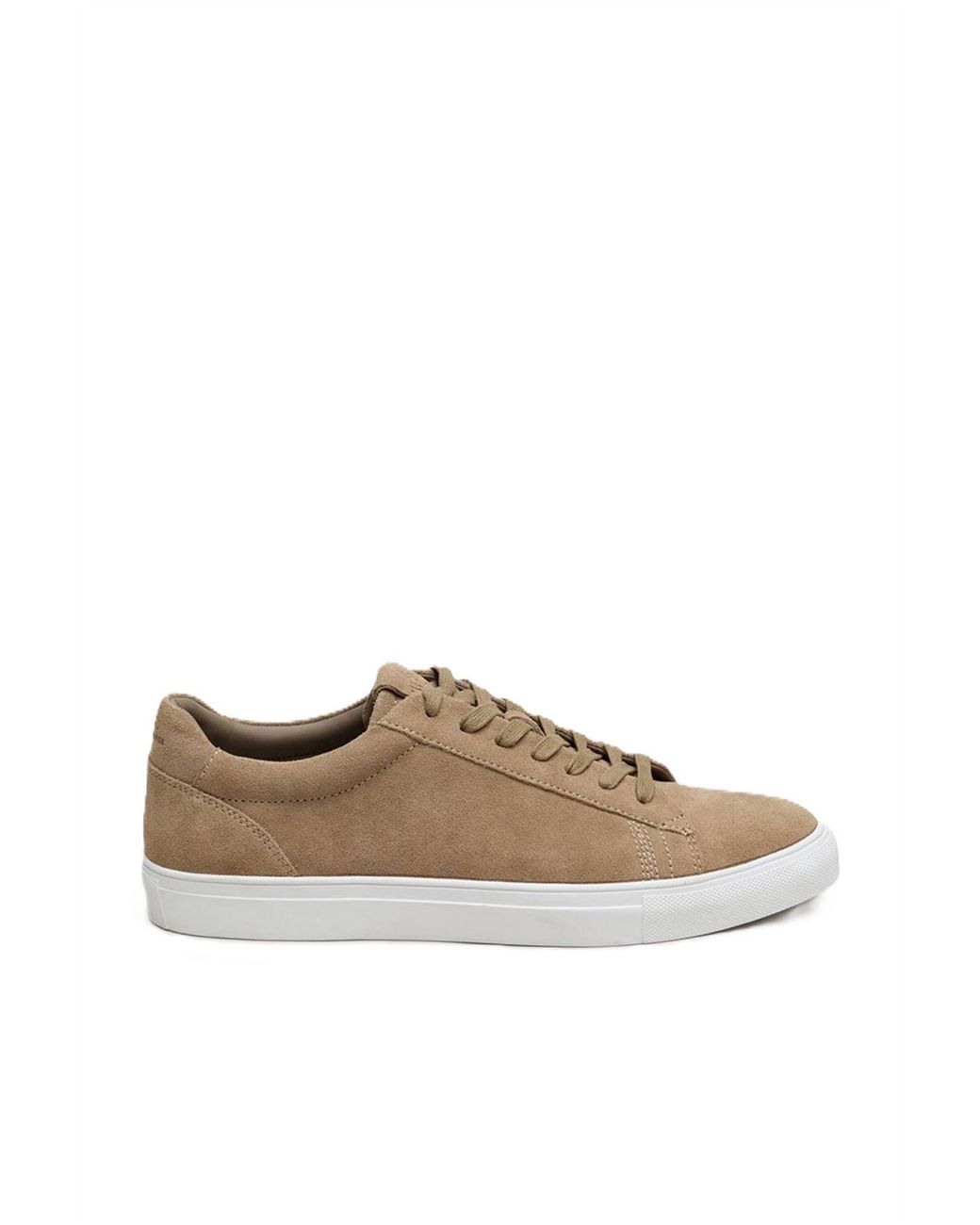 Antique Rogue Natural Gibbs Suede Stone Trainers for men