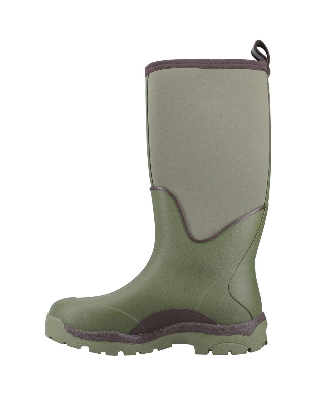 Muck Boot Green Calder Rubber Wellington Boots