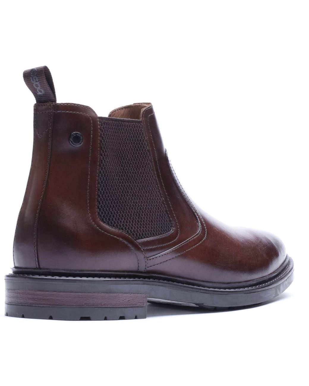Base London Purple Smith Leather Boots for men