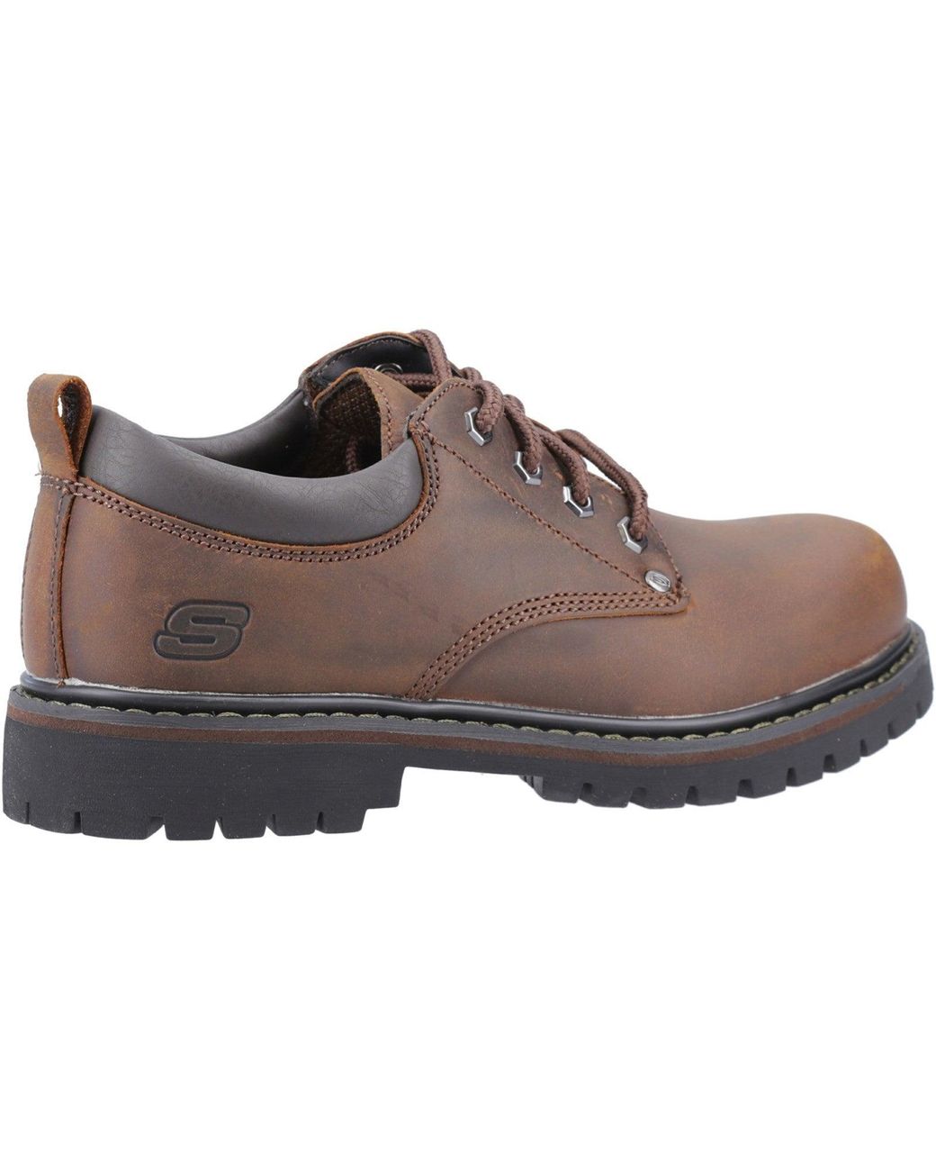 Skechers Brown Tom Cats 6618-Cdb Dark Lace Up Shoes for men