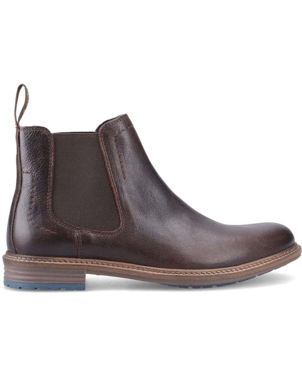 Hush Puppies Brown Justin Leather Chocolate Boots for men