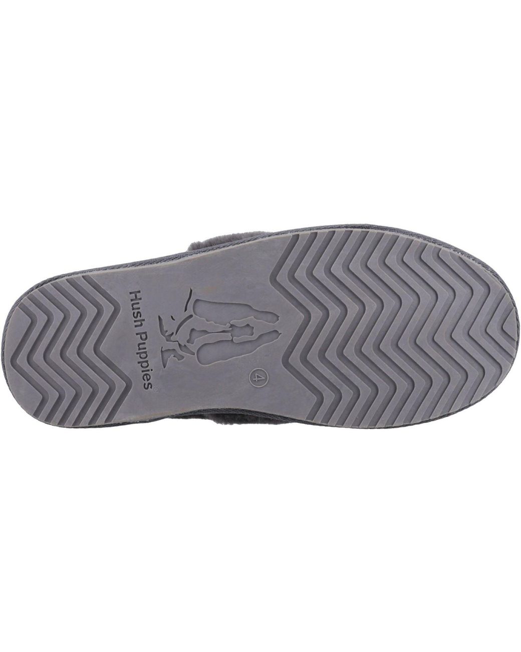 Hush Puppies Gray Ariel Suede Slippers