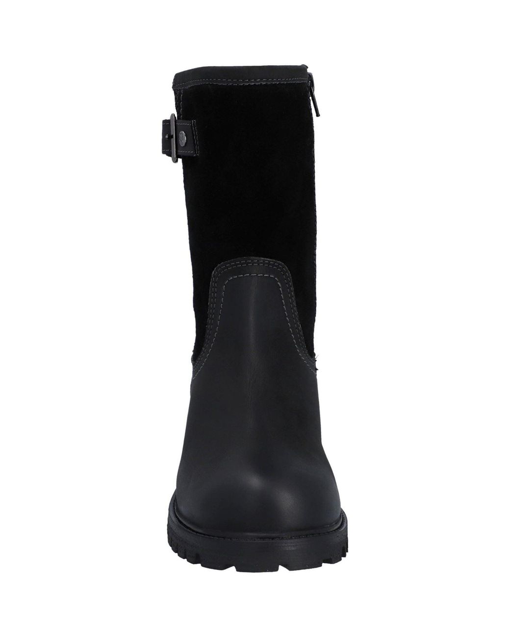 Hunter Black Canna Ankle Boot Leather Boots