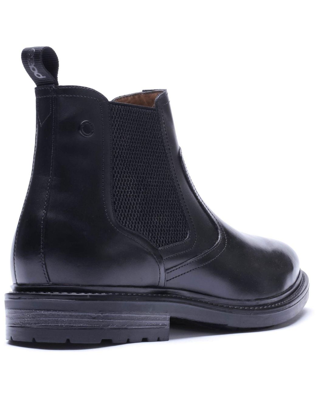 Base London Blue Smith Leather Boots for men
