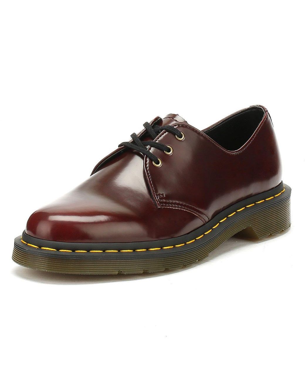 dr martens vegan 1461 cherry red