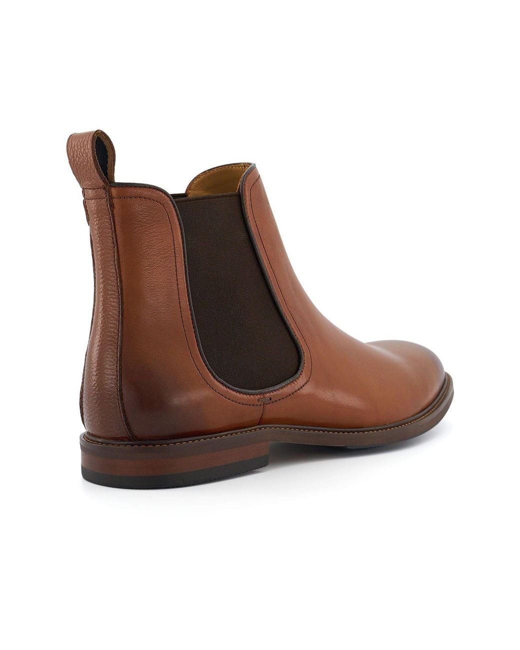 Dune Brown Characteristic Leather Boots for men