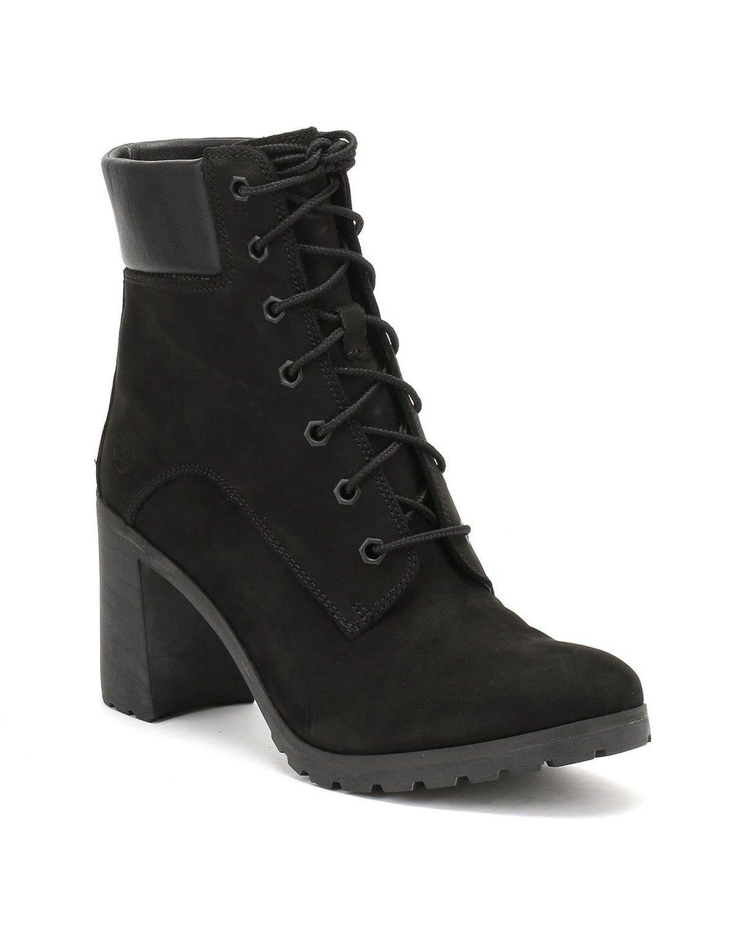 timberland womens black allington 6 inch boots