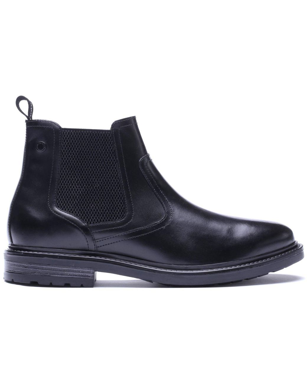 Base London Blue Smith Leather Boots for men