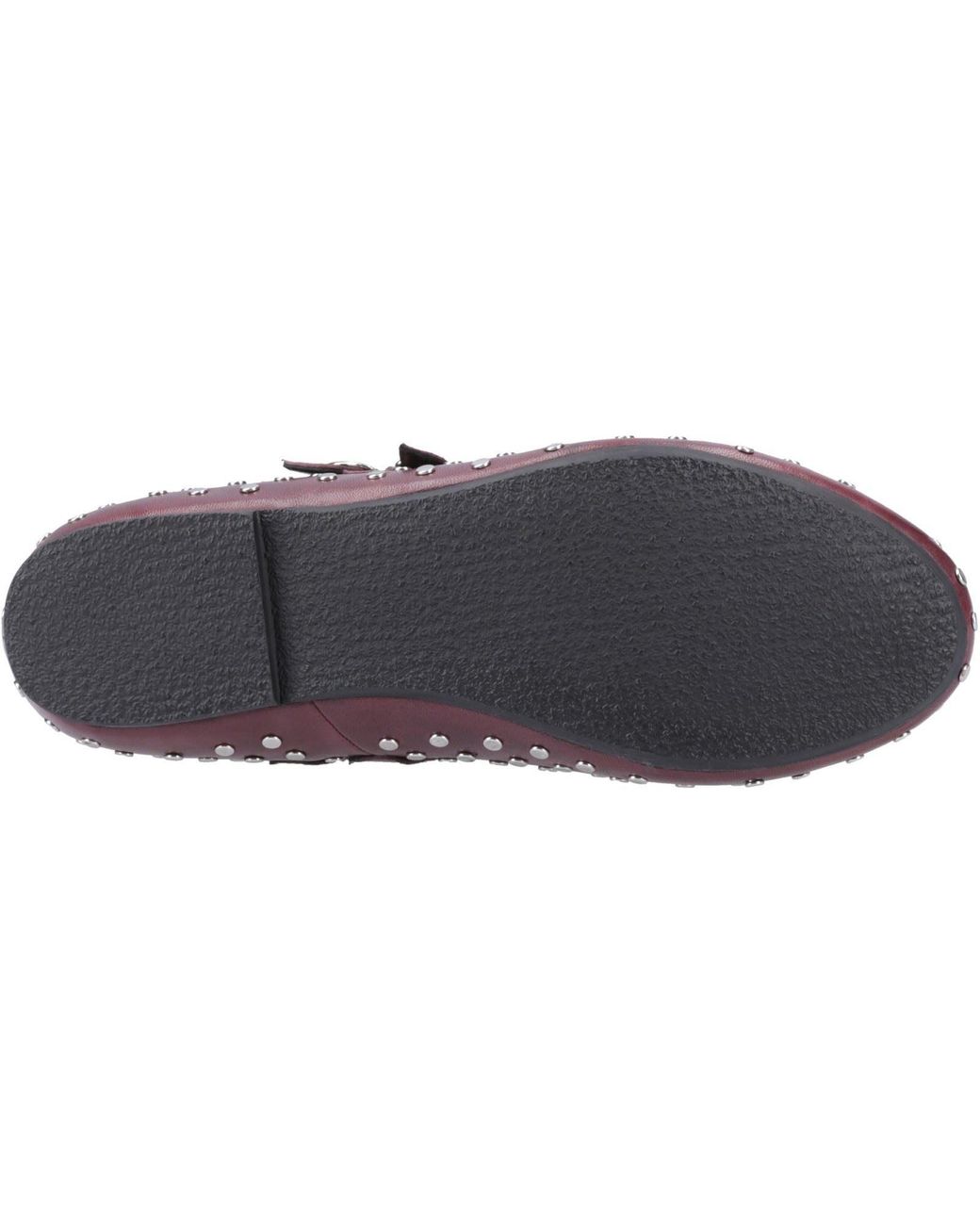 Hush Puppies Purple Nixie Leather Flats
