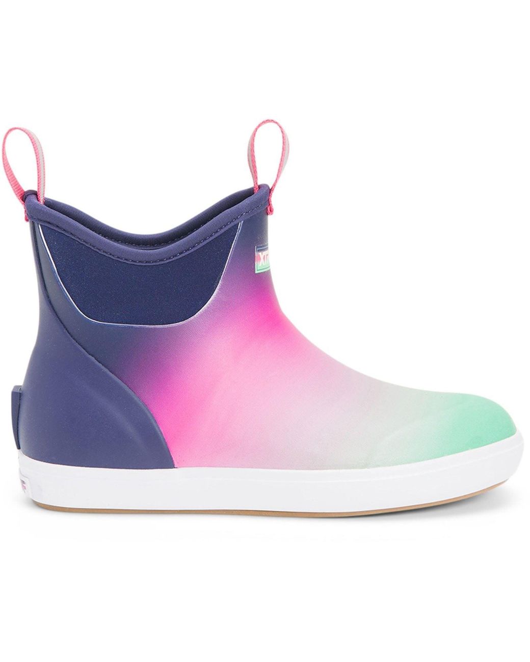 XtraTuf Blue Ankle Deck Rubber Aurora Wellington Boots