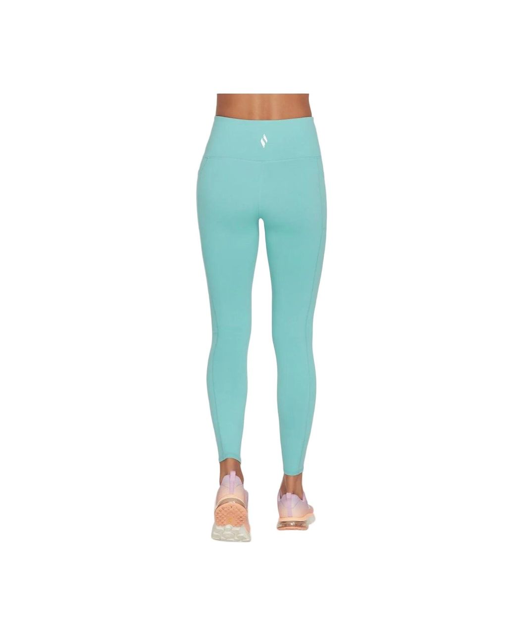 Skechers Blue Gowalk Wear High Waisted Nylon Sports Leggings