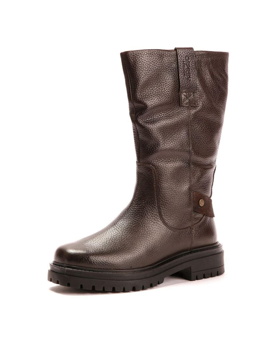 Osprey Blue The Gabarron Leather Chocolate Boots