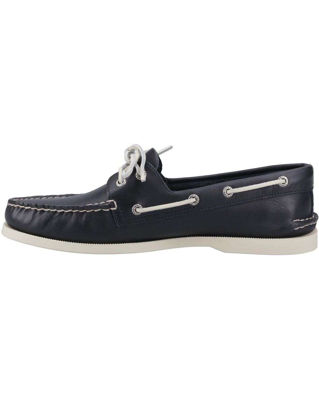 Sperry Top-Sider Blue Authentic 2 Eye Leather Boat Shoes for men