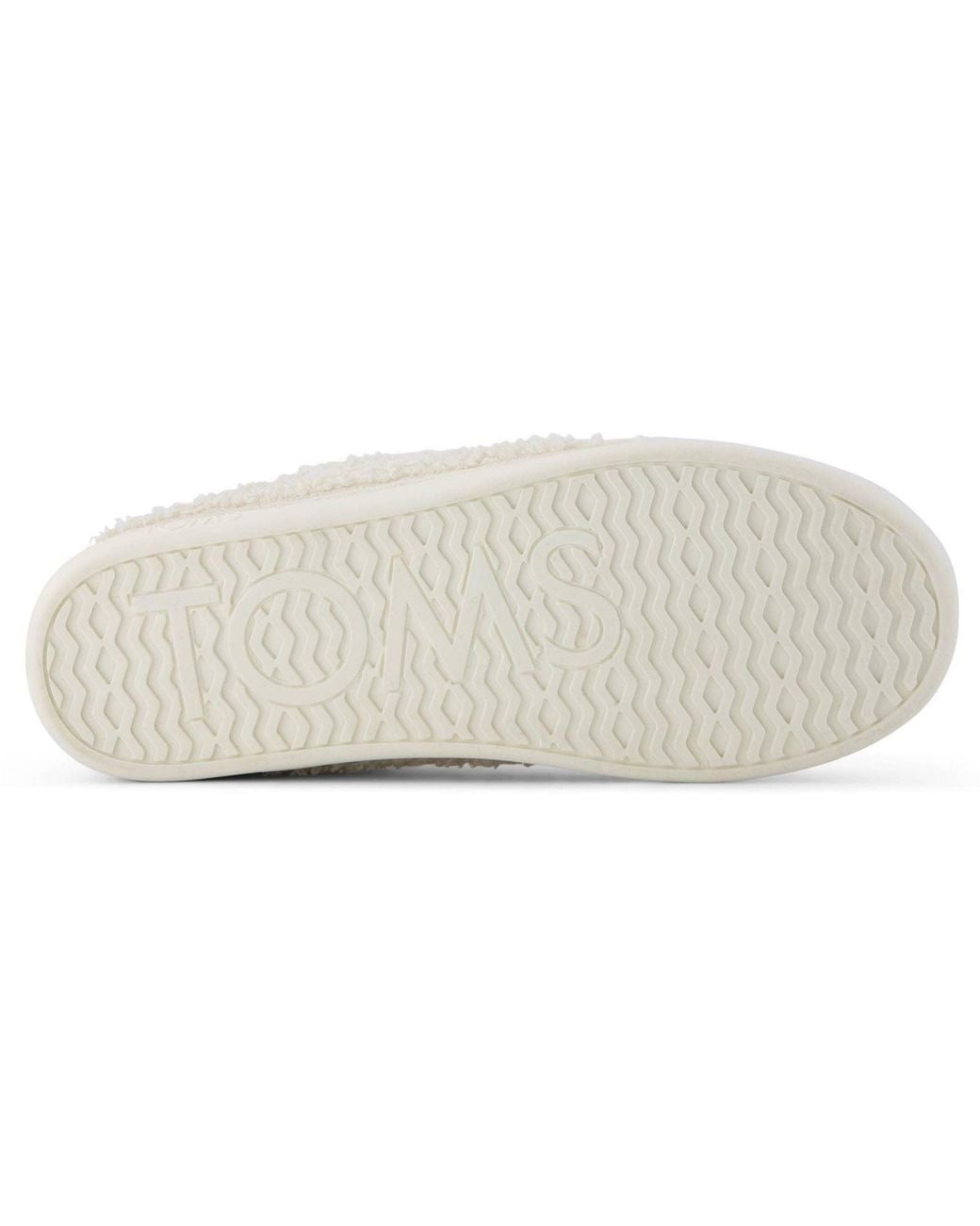TOMS White Ezra Polyester Slippers