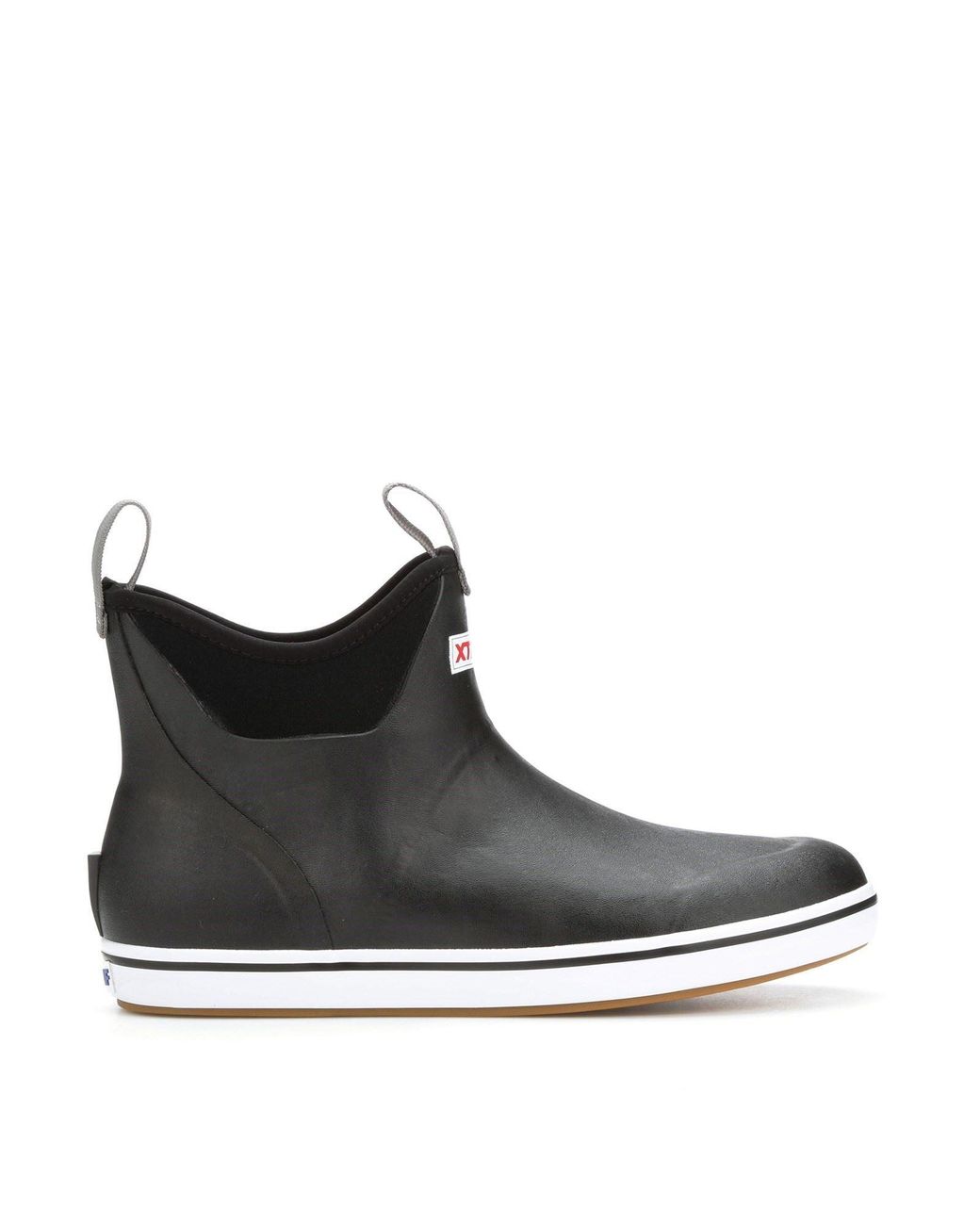 XtraTuf Black Ankle Deck Rubber Wellington Boots