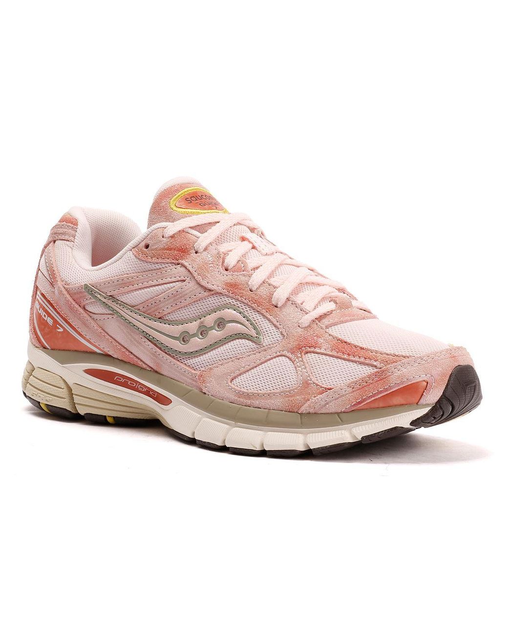 Saucony Pink Progrid Guide 7 Sienna Trainers