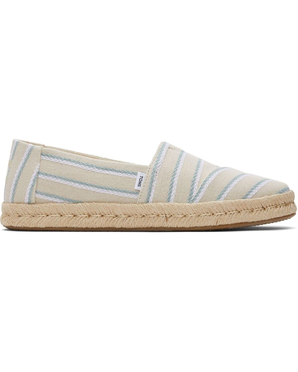 TOMS White Alpargata Rope 2.0 100% Cotton Fog Espadrilles