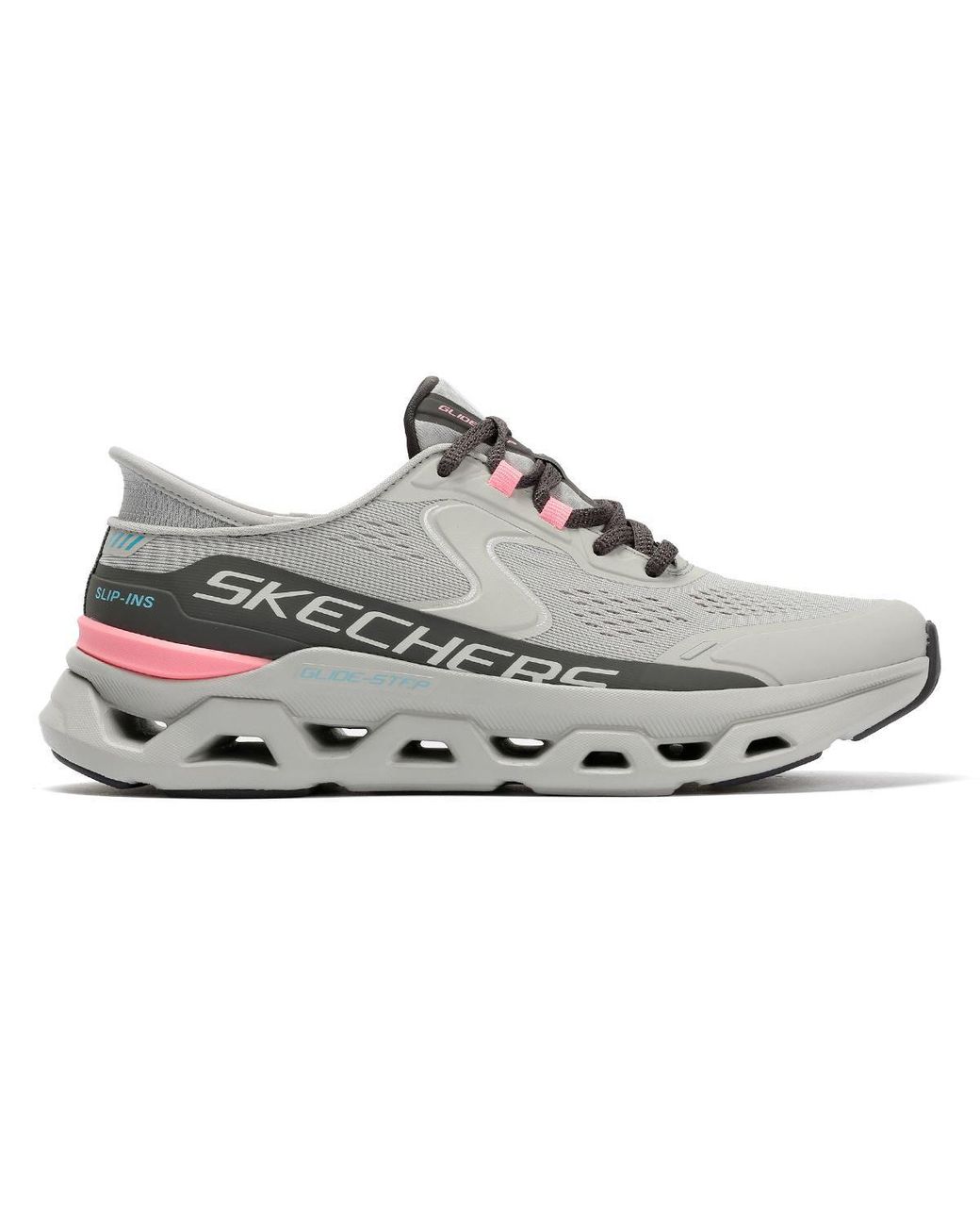 Skechers Gray Slip-Ins Glide Step Altus Mesh Trainers