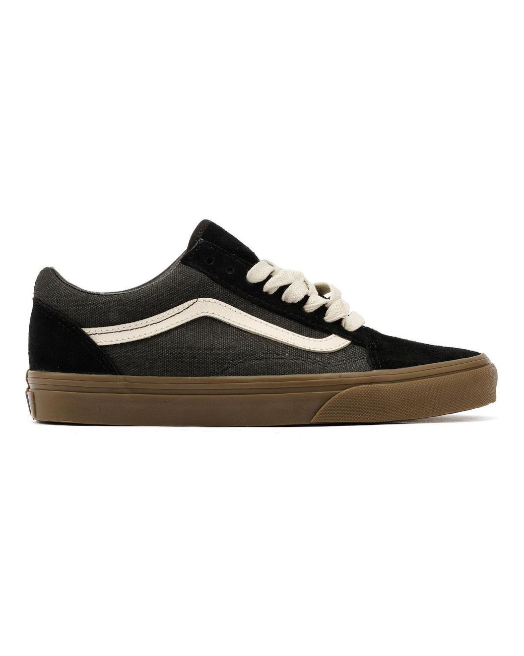 Vans Black Old Skool Heavy Canvas Trainers