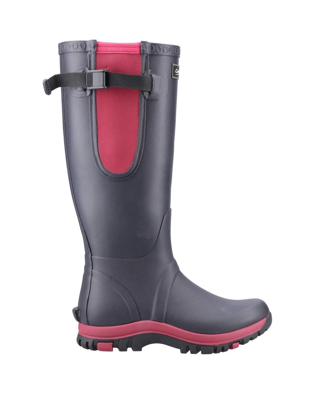 Cotswold Purple Milton Rubber Wellington Boots