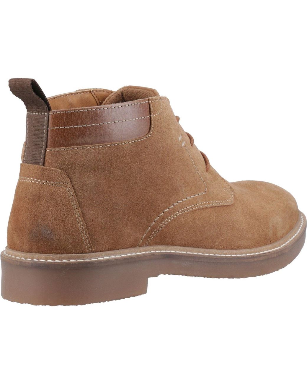 Hush Puppies Brown Gideon Suede Ankle Boots for men