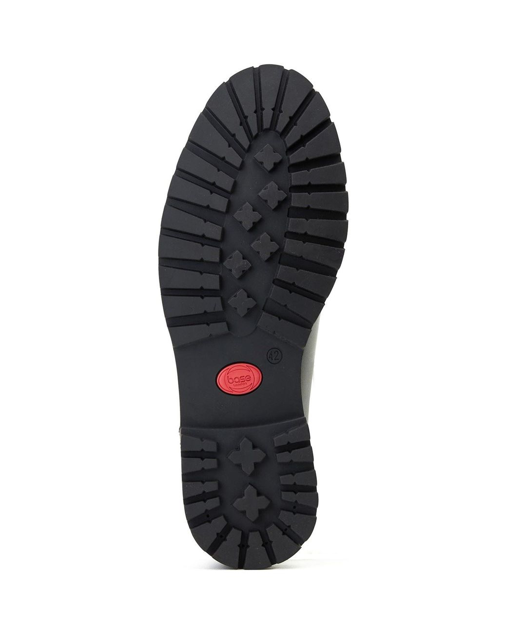 Base London Black Carbon Leather Moccasins Shoes for men