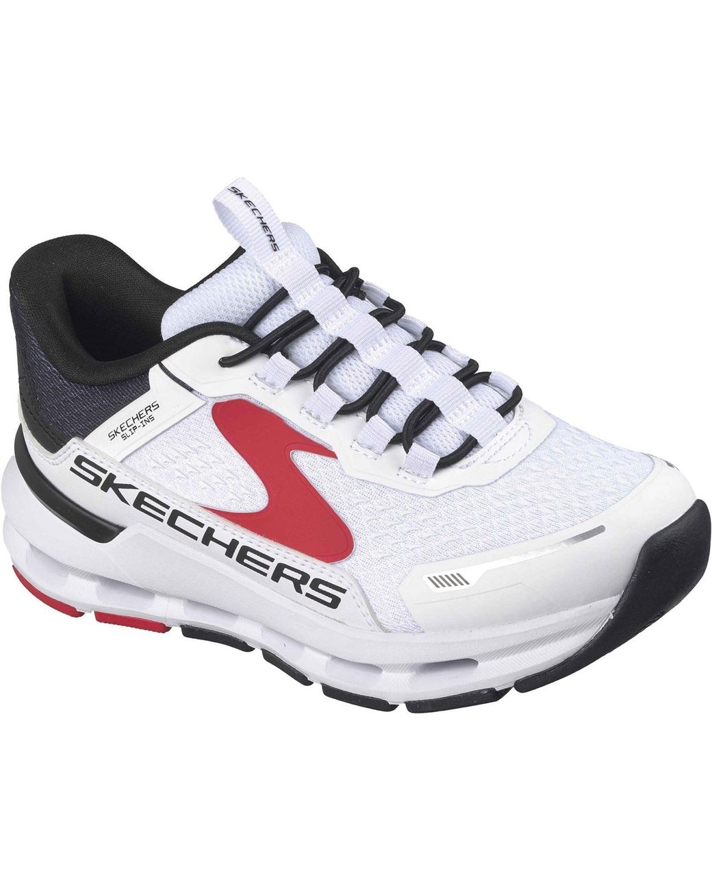 Skechers White Glide-Step Plus Vista-Lane Polyurethane/ Trainers