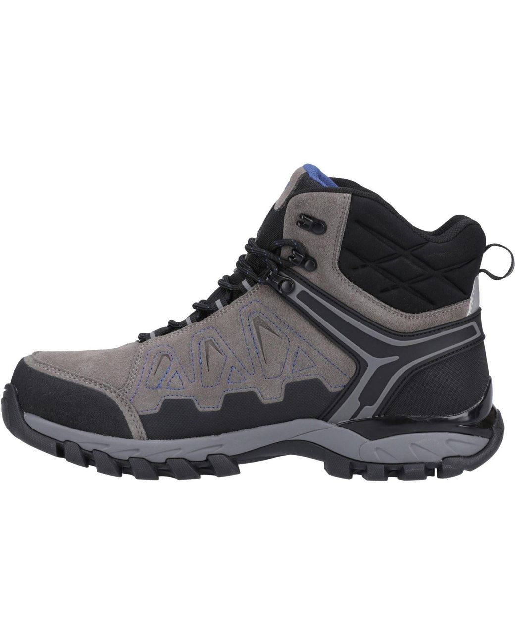 Hi-tec Black V-Lite Explorer Wp Cow Suede Leather /Dark Hiking Boots for men