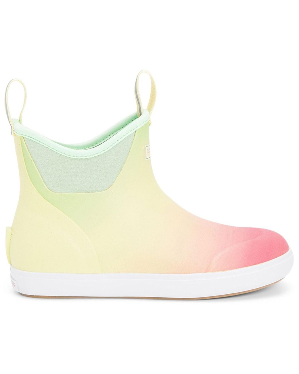 XtraTuf Yellow Ankle Deck Rubber Aurora Wellington Boots