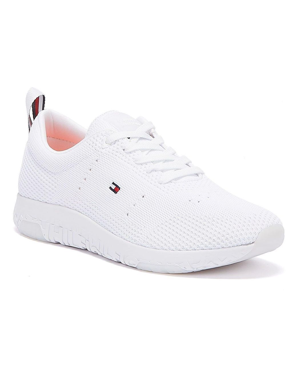 tommy hilfiger corporate knit white