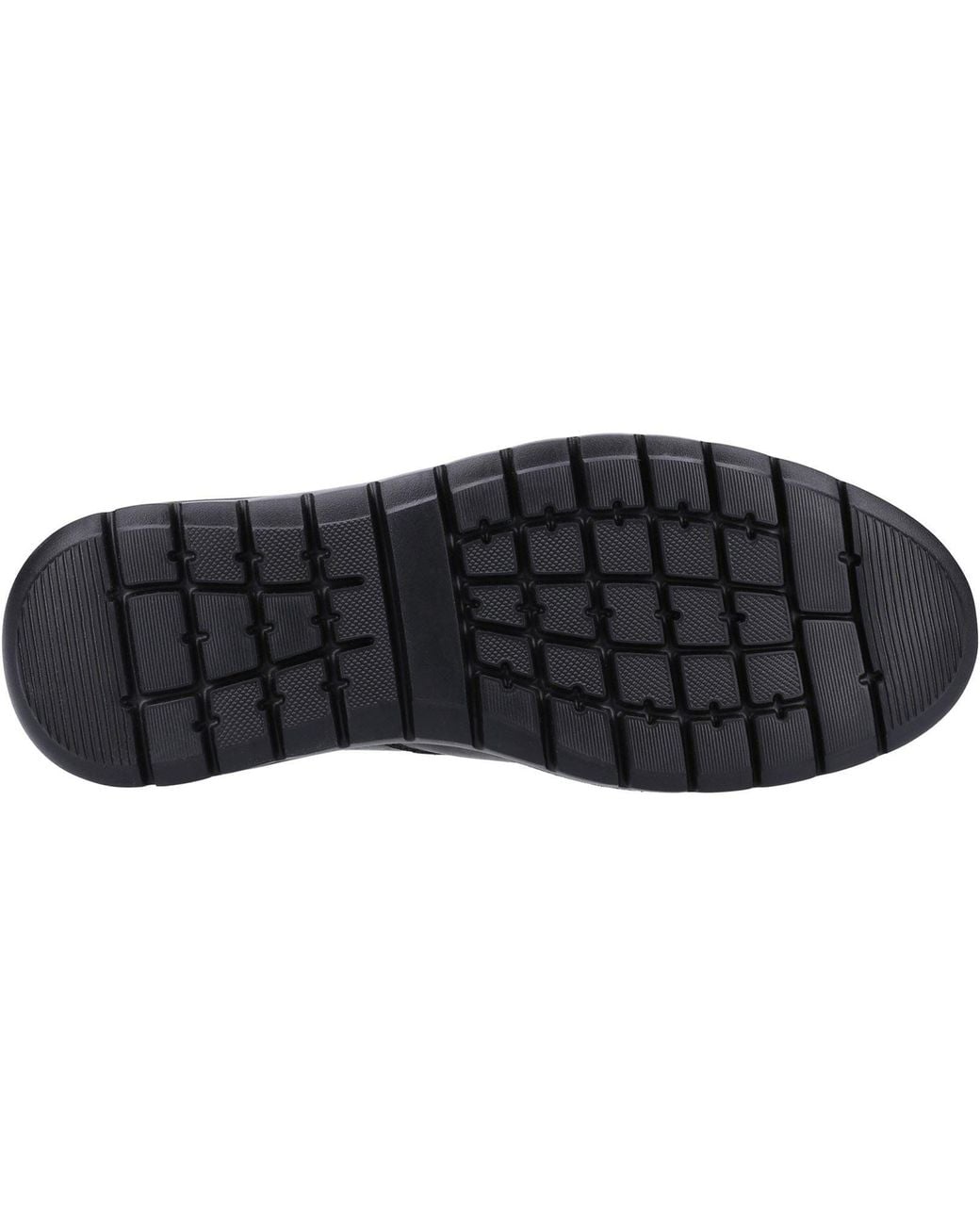 Hush Puppies Gray Trent Leather Slip-On Shoes for men