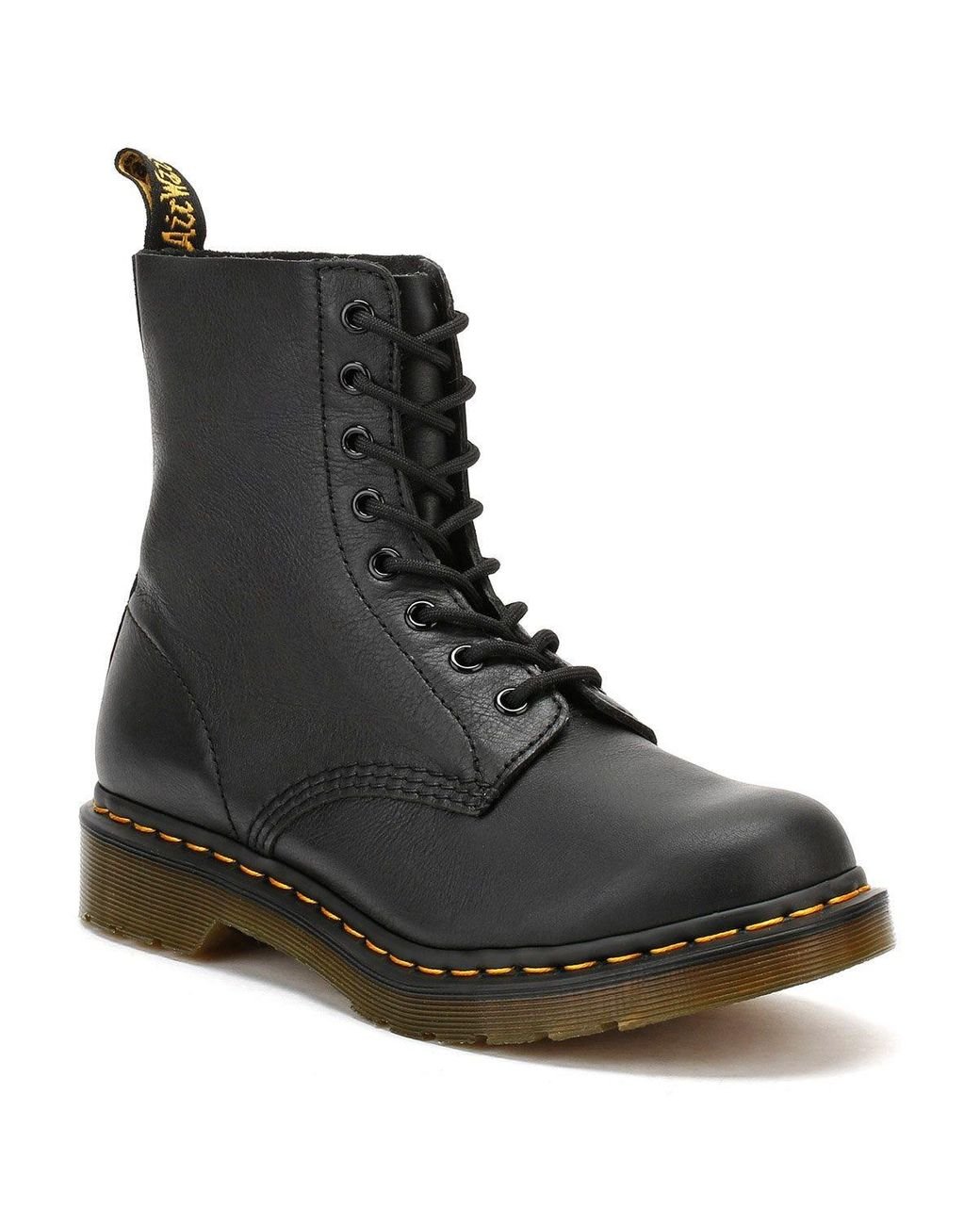 Dr. Martens Dr. Martens 1460 Pascal Virginia Leather Boots in Black - Save  44% | Lyst UK