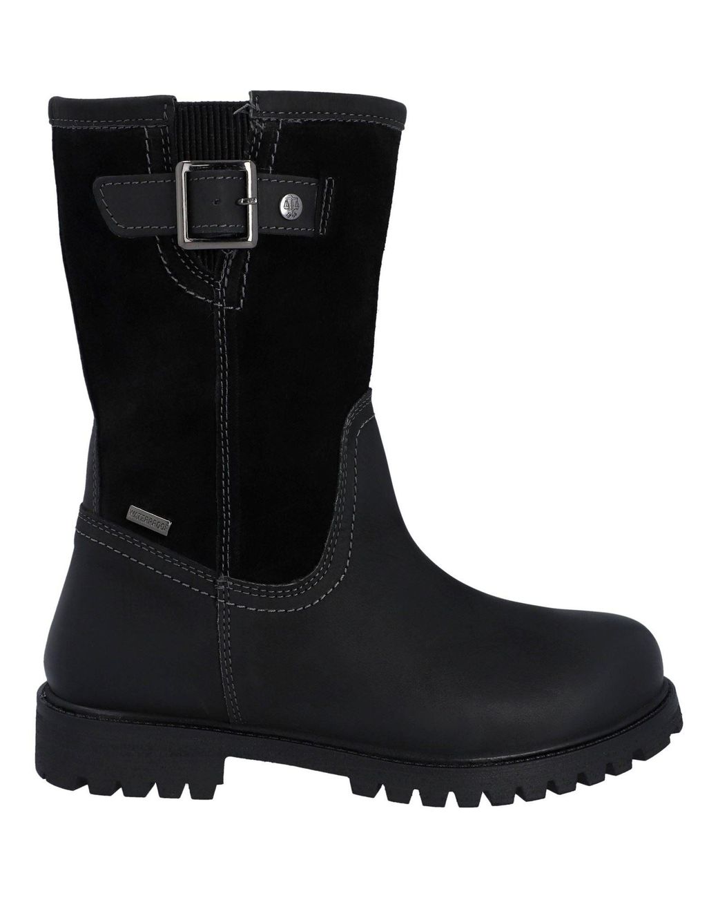 Hunter Black Canna Ankle Boot Leather Boots