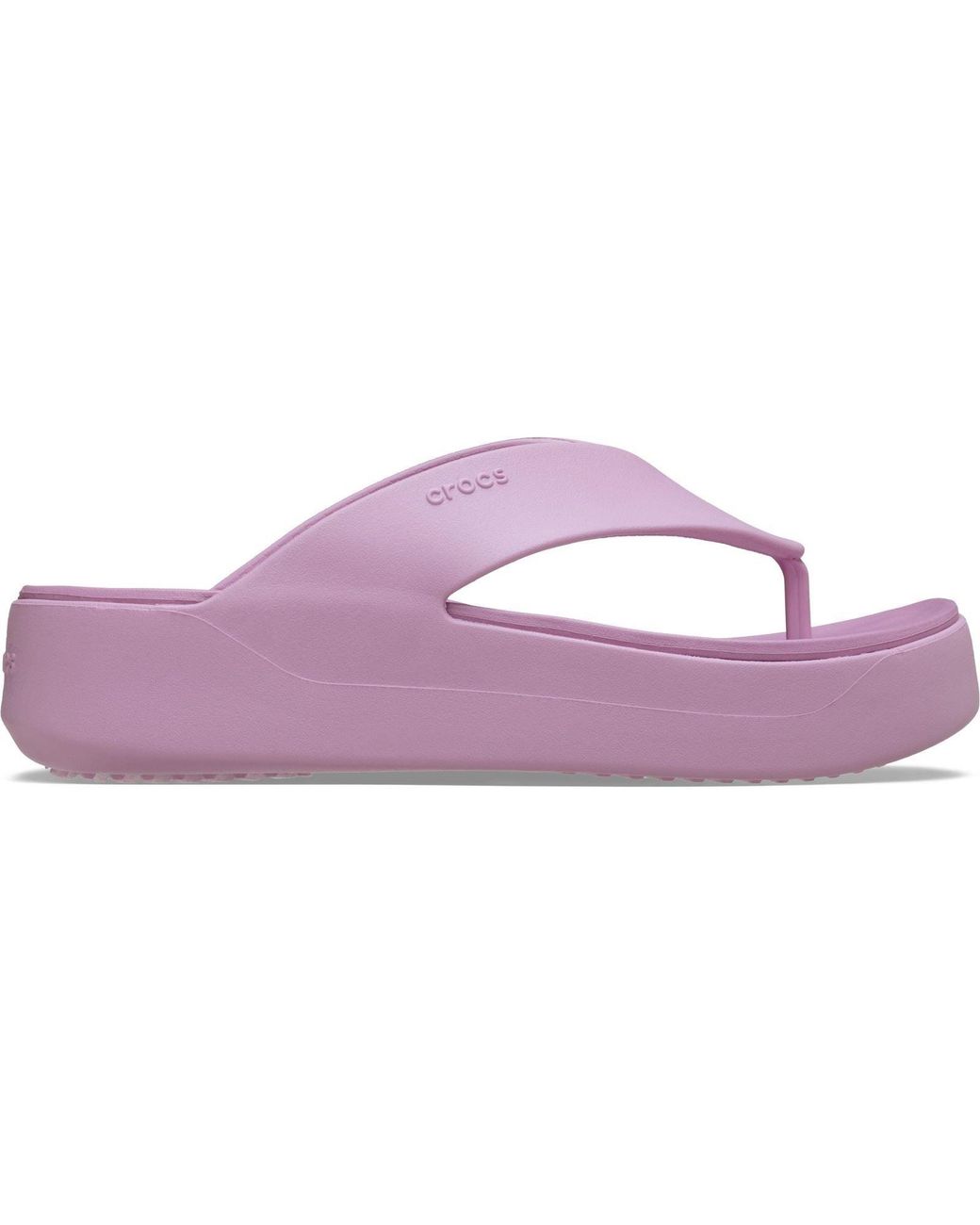 CROCSTM Purple Getaway Platform Synthetic Hydrangea Sandals