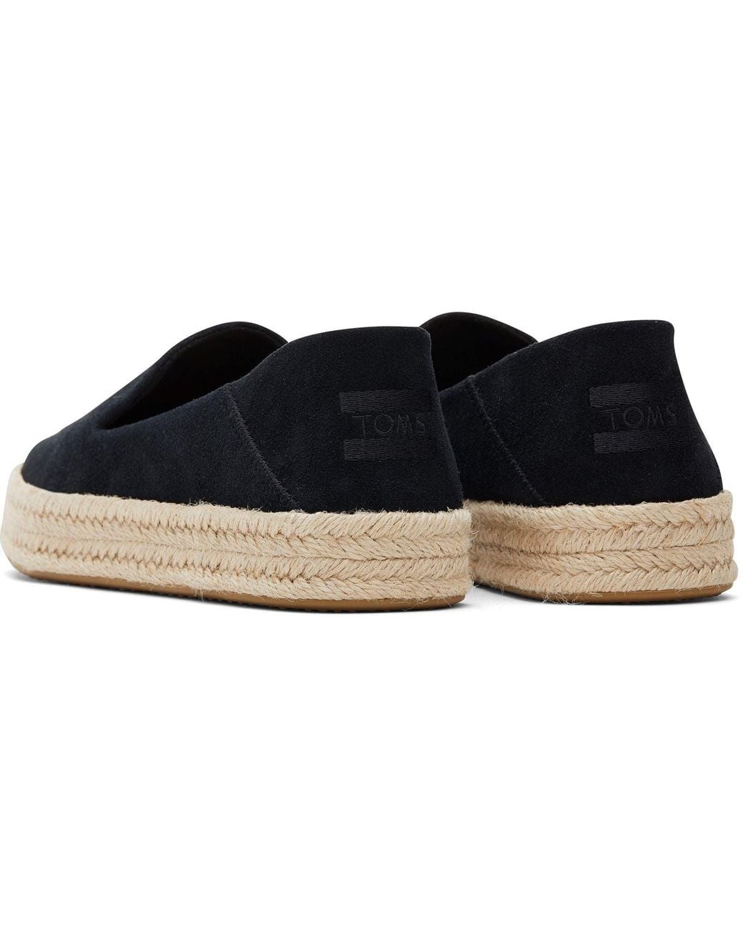 TOMS Blue Carolina 100% Cow Espadrilles Leather