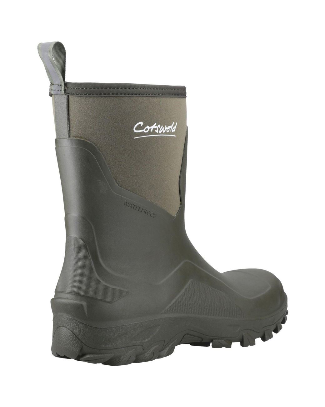 Cotswold Green Standlake Rubber Wellington Boots for men