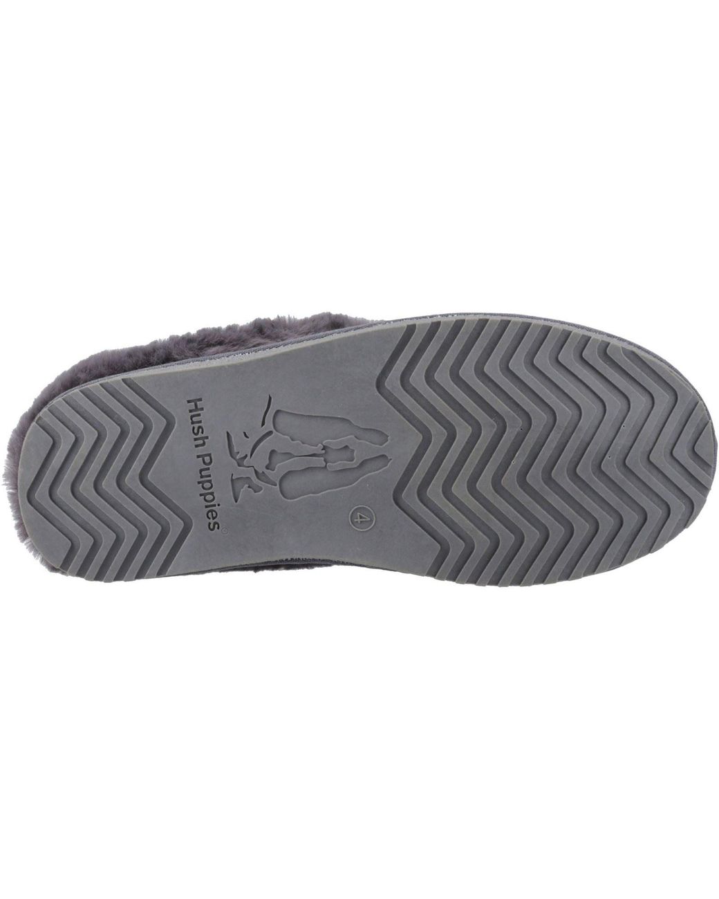 Hush Puppies Gray Amara Suede Slippers