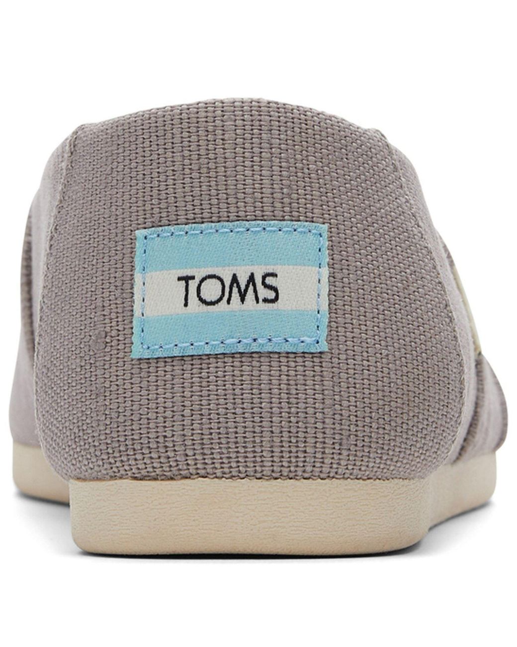 TOMS Gray Alpargata Jute Morning Dove Espadrilles