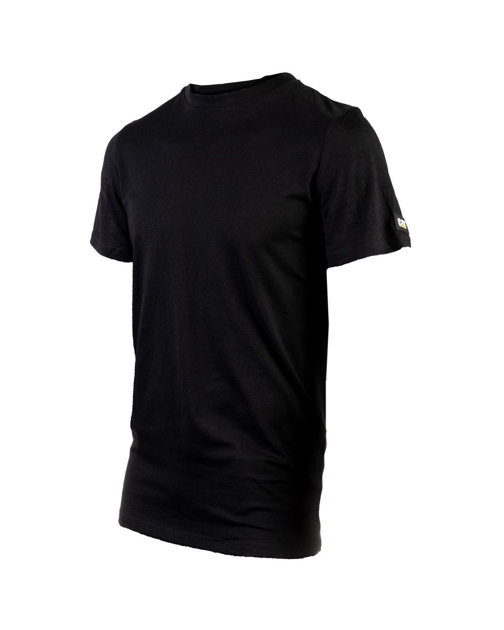 Caterpillar Black Essentials Short-Sleeve Cotton T-Shirt for men