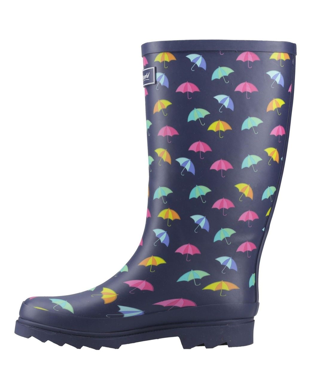 Cotswold Blue Cleeve Tall Rubber Wellington Boots