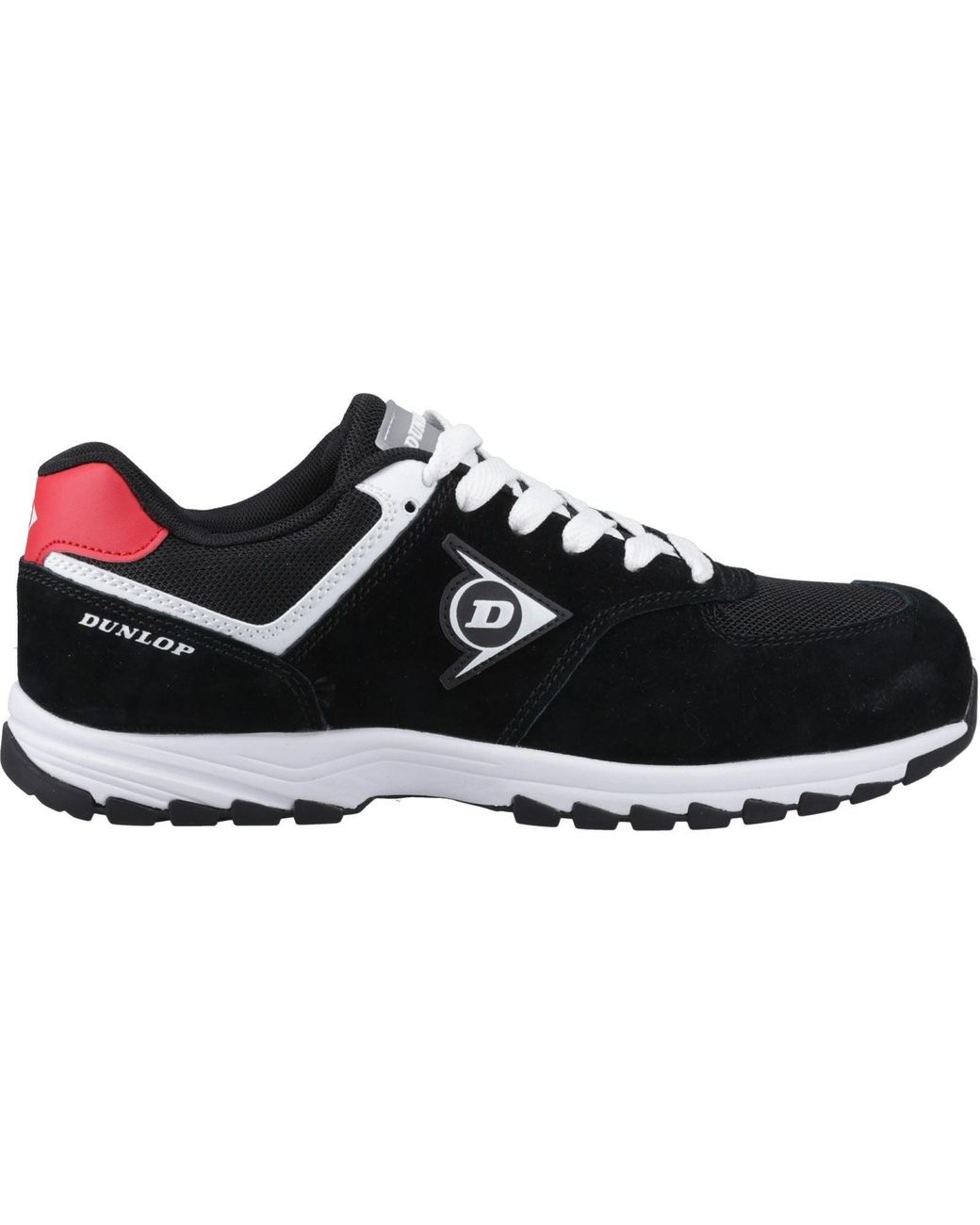 Dunlop Black Arrow Suede Safety Trainers for men