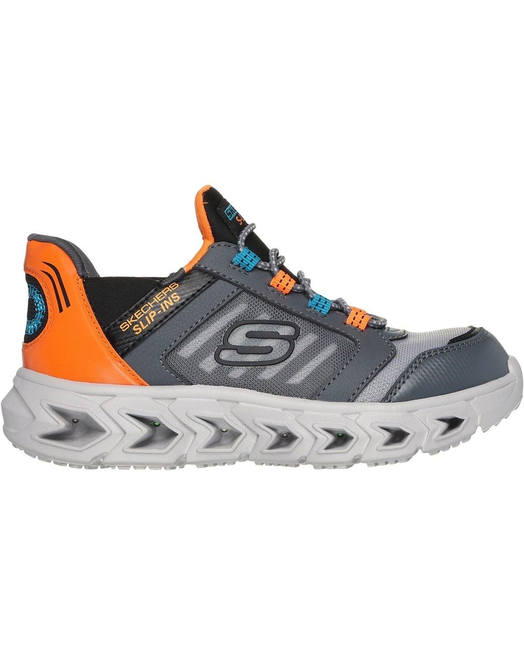 Skechers Blue Hypno-Flash 2.0 Odelux Polyurethane Boy's/ Trainers