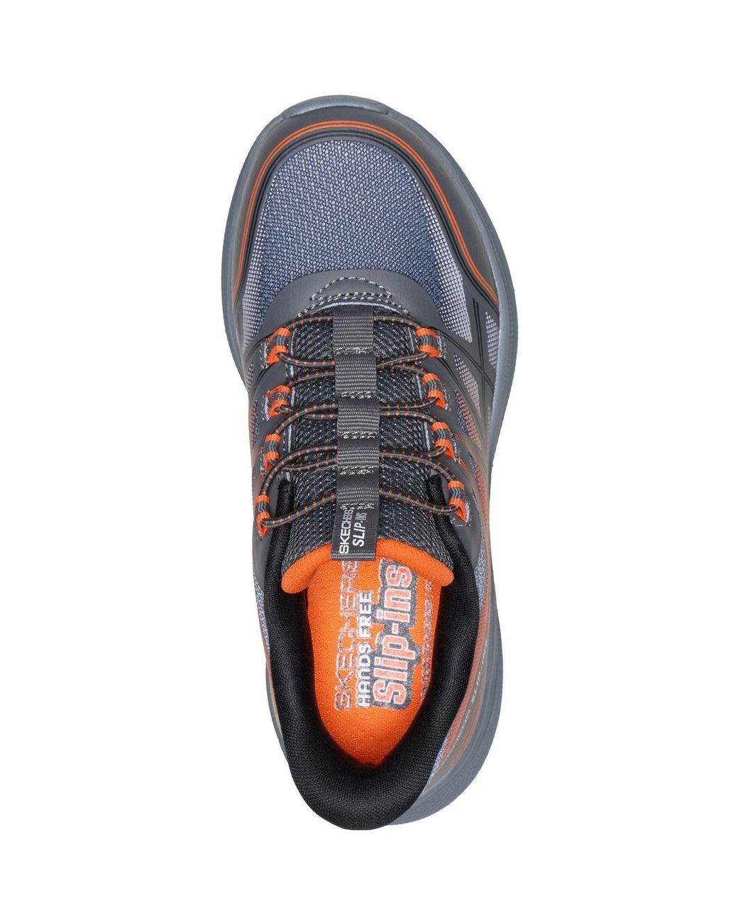 Skechers Blue Microspec Velocity Grid-Shift Charcoal/ & Trainers