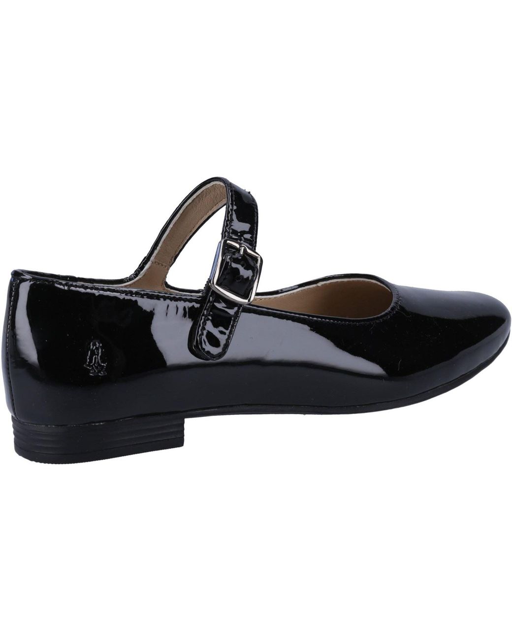 Hush Puppies Black Melissa Patent Leather Patent Flats