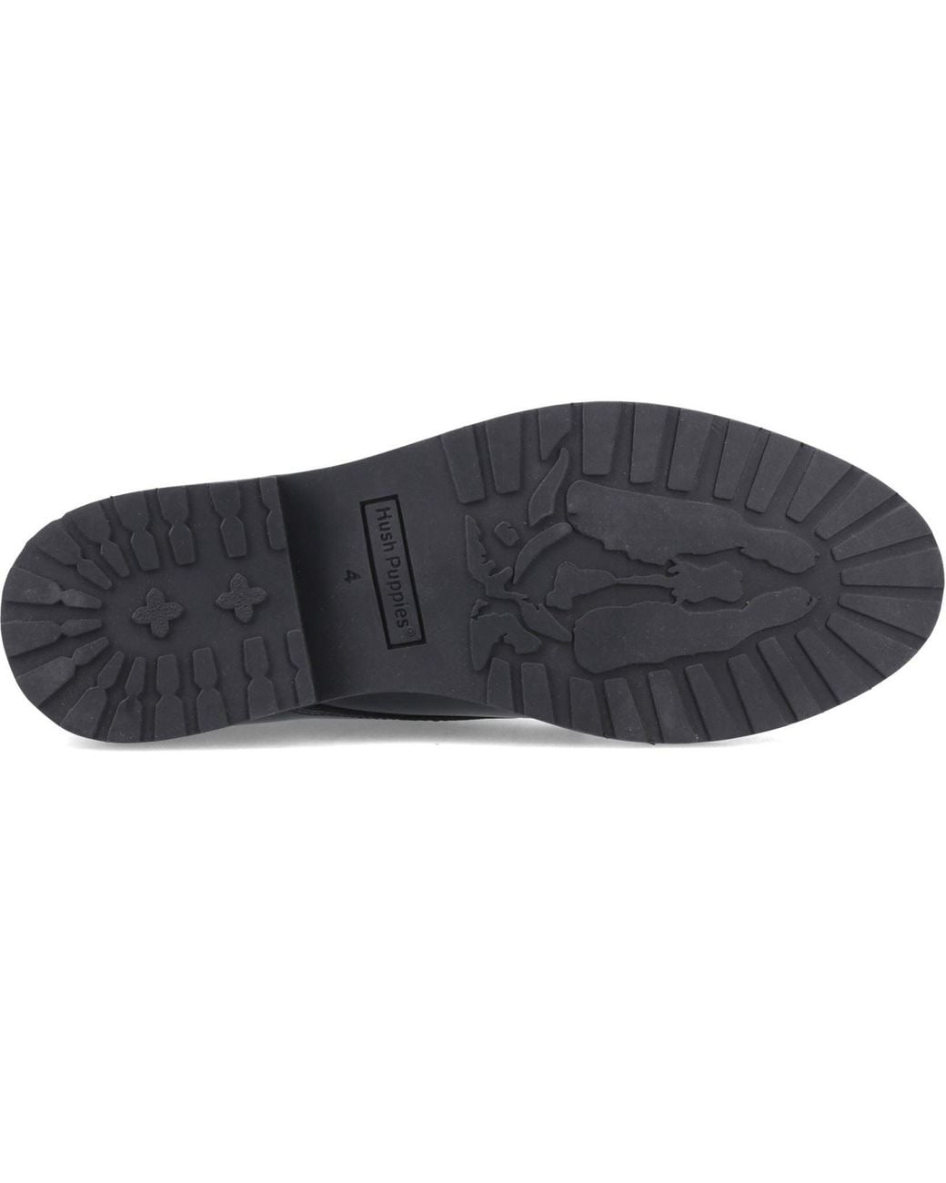 Hush Puppies Blue Verity Hi-Shine Leather Shoes