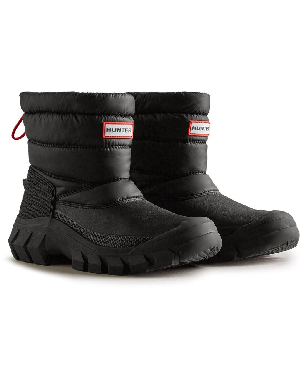 Hunter Black Wfs2108Wwu-Blk Intrepid Short Snow Boots